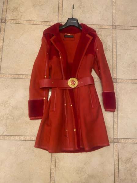 Дубленка-пальто Версаче