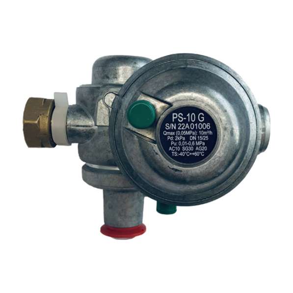Регулятор давления газа бытового типа PS-10 G (угловой) в фото 7