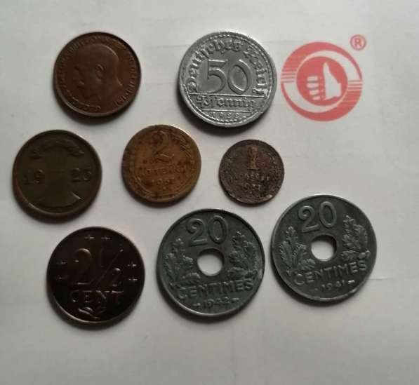 Монеты Советы, и Европа Франция и Германия