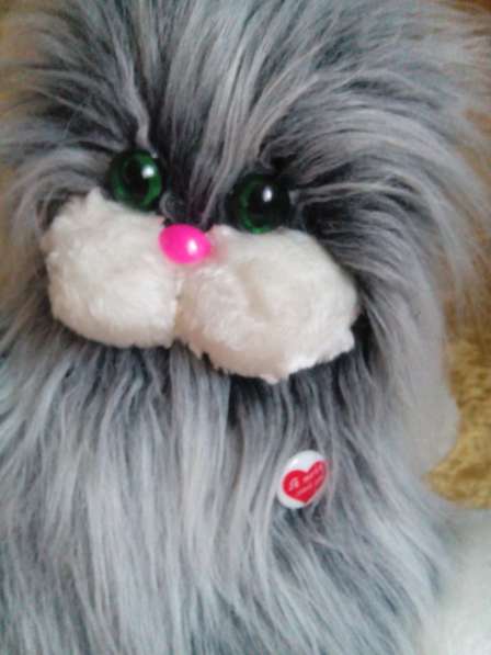 Мягкая игрушка Котик с добрыми глазами в фото 5