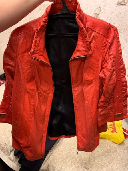 Куртка кожаная