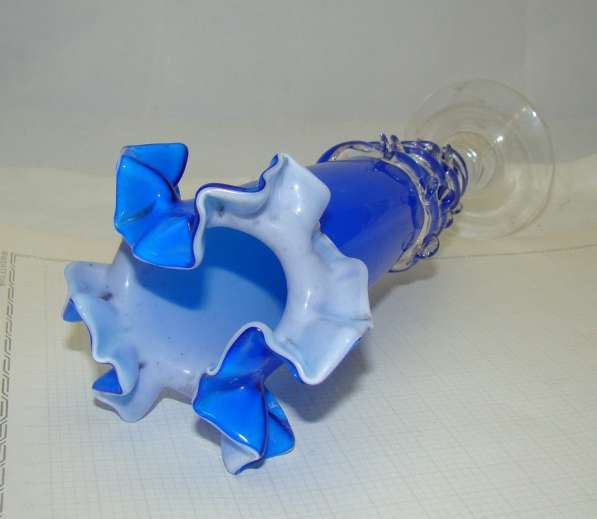 Вазочка стеклянная винтажная (W841) в Москве фото 3