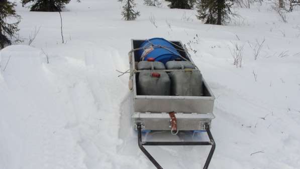 Сани-волокуши алюминиевые цельносварные для снегохода в Нарьян-Маре фото 5