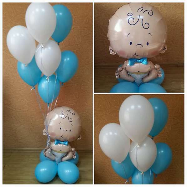 Воздушные шары для новорожденного Подольск в Подольске фото 4