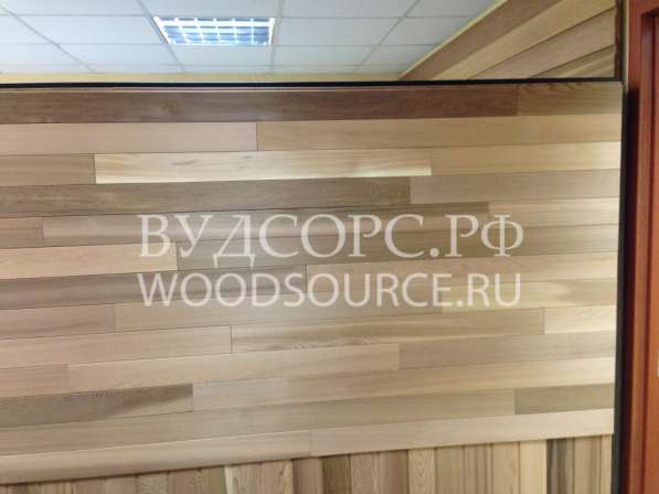 "Стеновой" паркет из канадского кедра в Москве фото 4