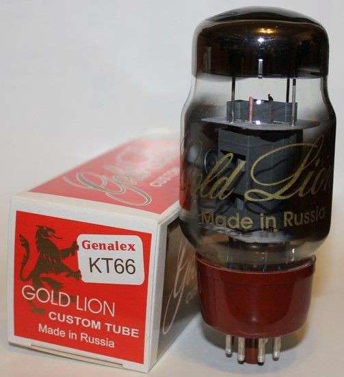 Радиолампа KT66 Genalex Gold Lion, подбор в пары