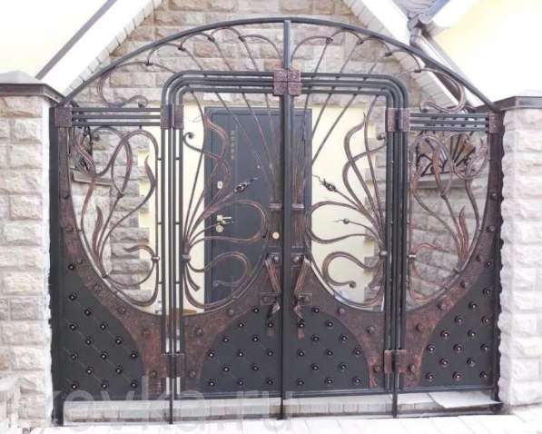 Металлоизделия, двери, ворота, кованные изделия, порошковая в Красноярске фото 5