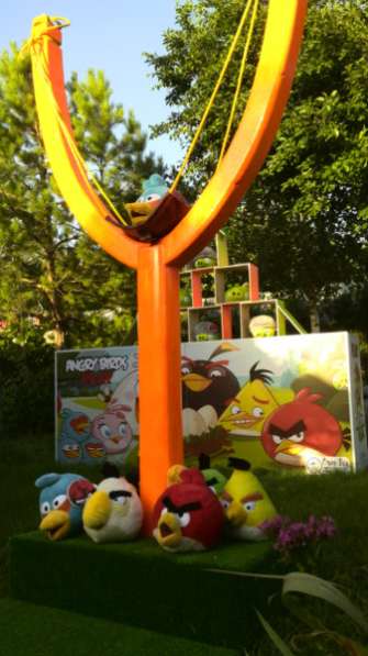 Аттракцион "Рогатка Angry Birds Pla