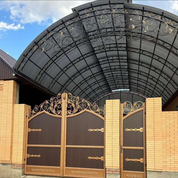 Кованый навесы на заказ делаем в фото 7