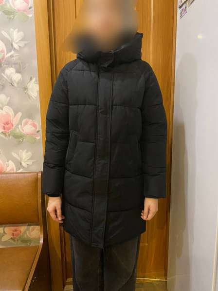 Куртка женская, черная, подростковая