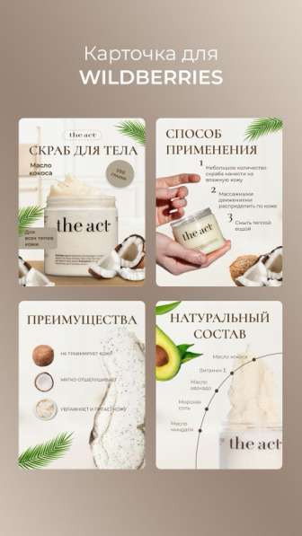 Дизайн карточек товара для Маркетплейсов