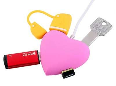USB-хаб в форме сердца