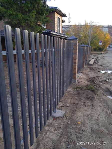Забор из профнастила в Казани