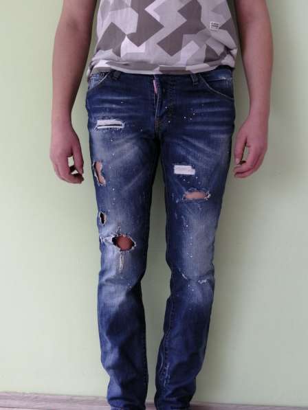 Dsquared2 мужские джинсы ''slim fit'' IT 50 / W32 новые в фото 7