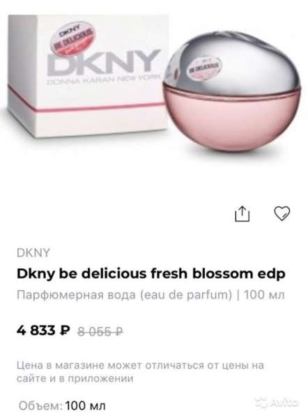 Парфюмерная вода DKNY Blossom в Москве