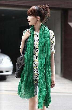 Зелёный шарф - жатка в Перми фото 5