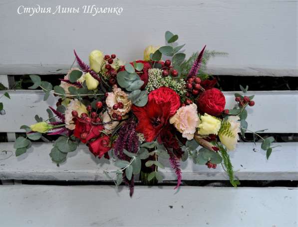 Свадебный букет невесты, студия флористики в Крыму в Симферополе фото 6