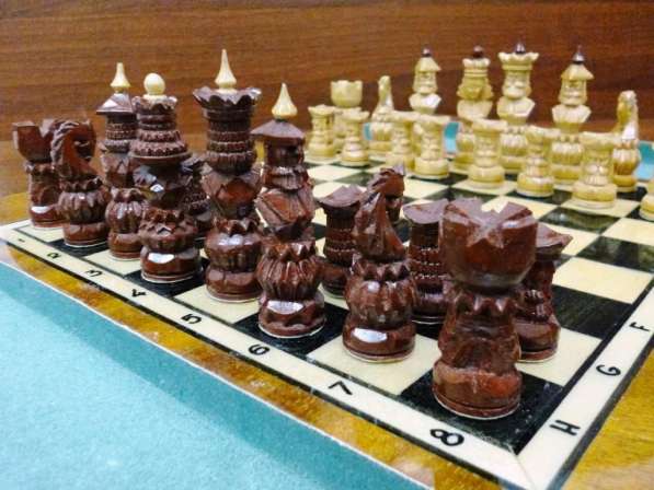 Игра шахматы - резные из дерева от Автора в Москве фото 11