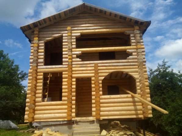Строительство домов из рубленного бревна в Вологде