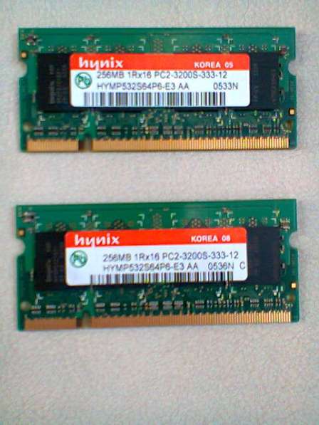 DDR2 256 mb Hynix для ноутбука