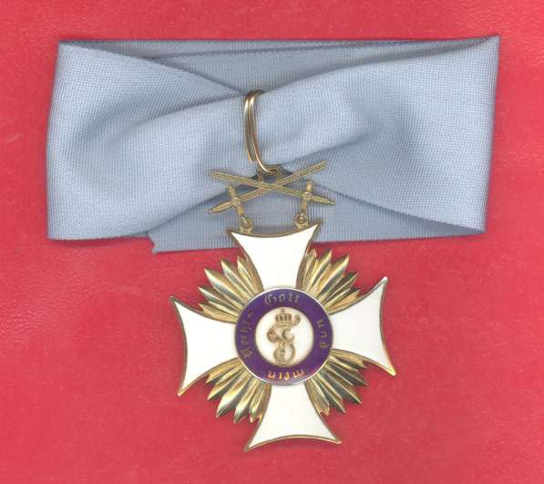 Германия Вюртемберг Орден Фридриха Крест Командора с мечами