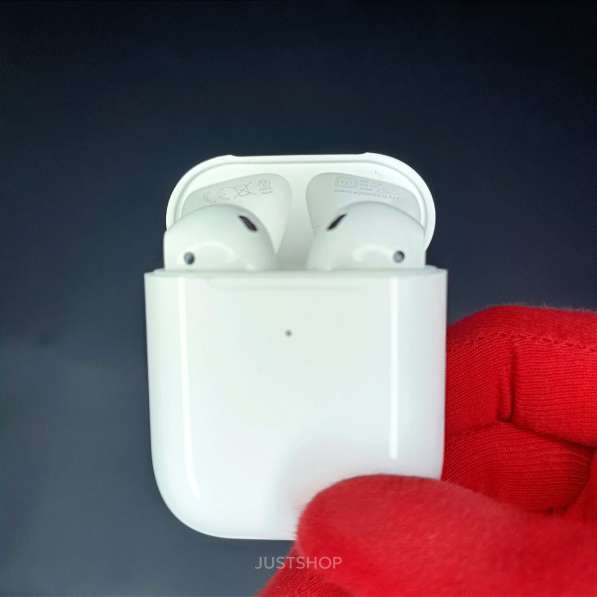 Наушники Apple AirPods 2 Premium + чехол в Новосибирске фото 6