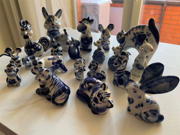 Cтатуэтки-миниатюры под Гжель в Новосибирске