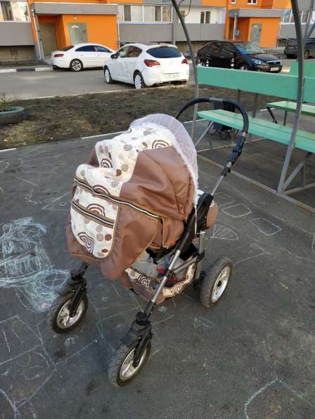 Продается коляска с люлькой в комплекте недорого, срочно б/у в Кургане фото 3