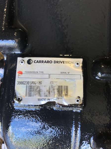 Кпп коробка передач carraro 4WD на Terex в Москве фото 5