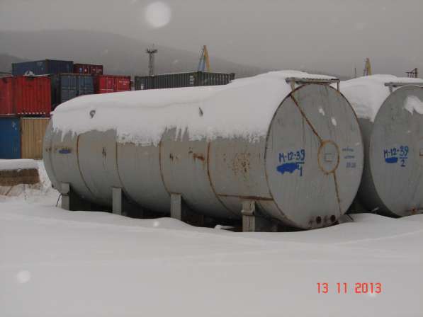 Резервуар для топлива,25м3, на хранени в реч. порту Осетрово в Усть-Куте