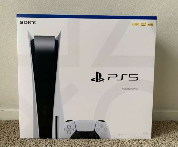 Sony Playstation 5 Disc Edition, белая, 825 ГБ, PS5, НОВАЯ З