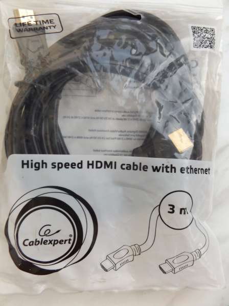 Кабель HDMI - HDMI новый 3м