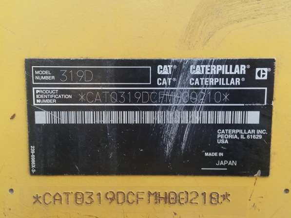 Экскаватор гусеничный Caterpillar 319DLN в Санкт-Петербурге фото 11