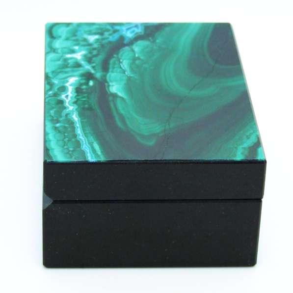 Малахит с Хризоколлой - Коллекционная Шкатулка в Москве