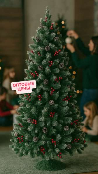Елки искусственные опт пвх, литые, комбинированные