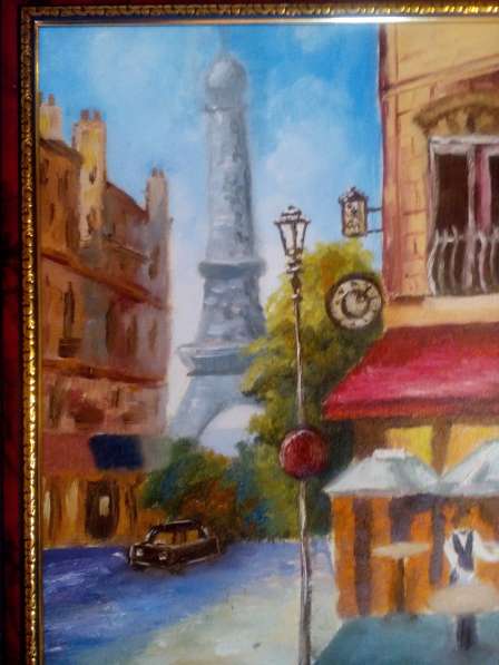 Картина Париж (живопись, масло) в Москве фото 6