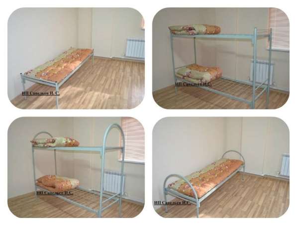 Кровати для строителей, общежитий, гостиниц