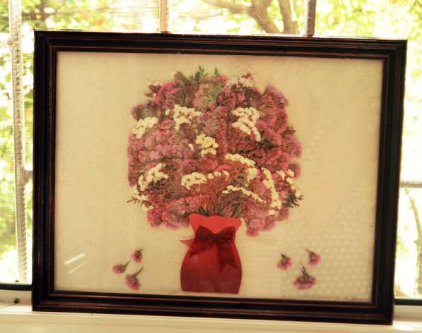 Картины из сухоцвета Смешные коты совыдомовенки в 