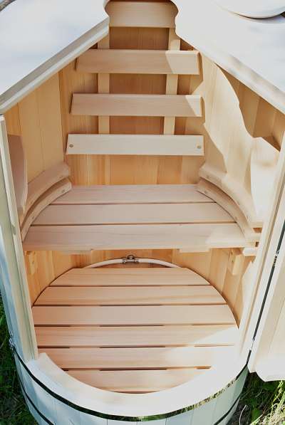 Кедровая бочка овальная со скосом в Санкт-Петербурге фото 8