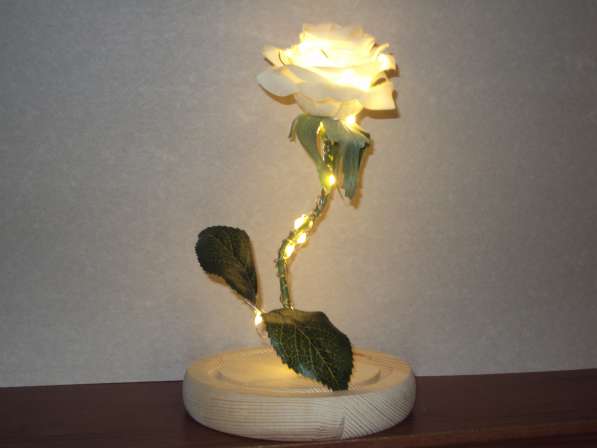 Роза с подсветкой в колбе в Ставрополе фото 4