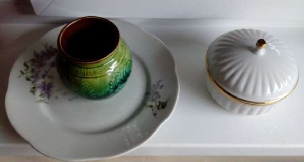 Тарелки Зеленые Цветы суповые и десертные в Тамбове фото 3