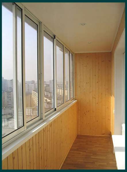 Красивый балкон, евро окно в Перми фото 4