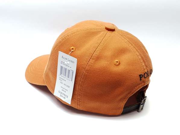Бейсболка кепка polo Ralph Lauren (оранжевый) в Москве фото 10