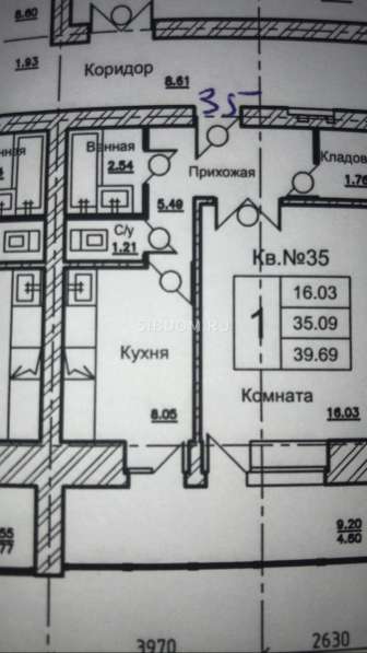 Продам 1 комнатную на переулке Светлогорском в Красноярске фото 3