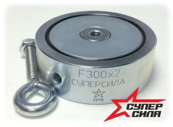 Поисковый магнит двухсторонний F300х2 в Москве фото 3