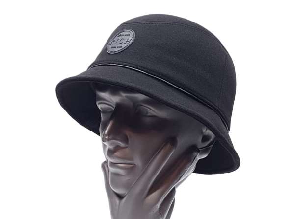 Шляпа панама мужская шерстяная LF Rich (черный) в Москве фото 8