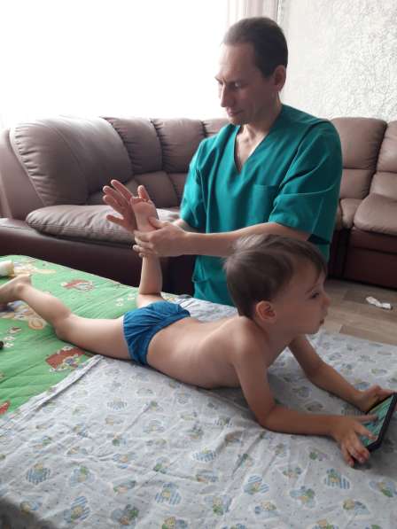 Детский массаж, гимнастика, плавание на дому в Красноярске фото 3