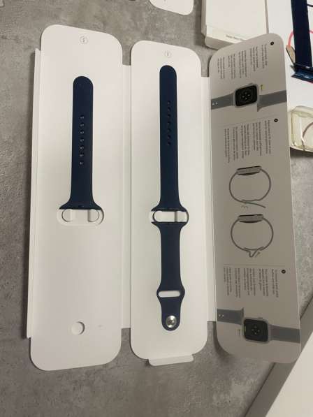Смарт часы Apple 44 mm синий цвет в Москве фото 9
