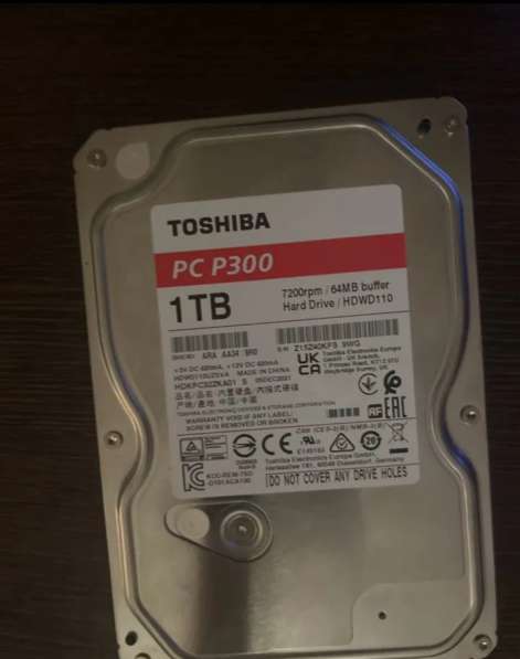 Жесткий диск toshiba pc p300 1 tb