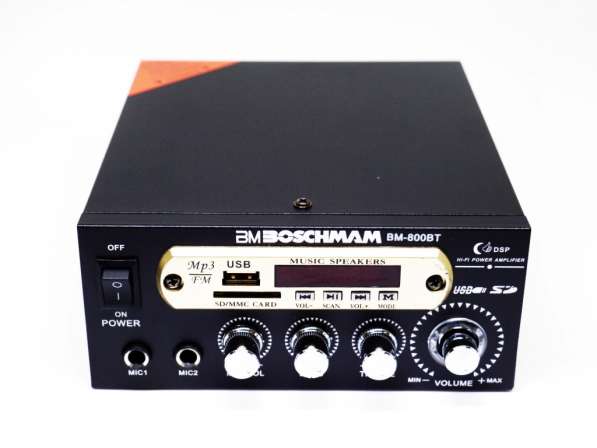 Усилитель BM AUDIO BM-800BT USB Блютуз 300W+300W 2х канальны в 